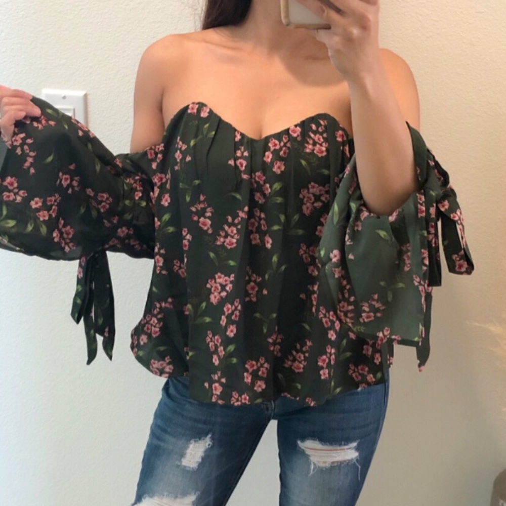 Hunter off shoulder top